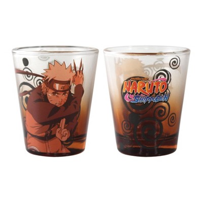 Naruto Shippuden Character 1.5oz Glass Shot Set of 4