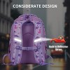 Backpack for Girls, Kids Cute Kindergarten Preschool Children 12L Small Backpack Bookbag for School Travel Lilac Dinos - 2 of 4