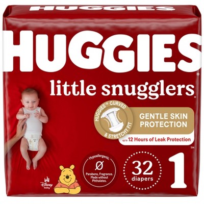 Huggies Little Snugglers Diapers Jumbo Pack - Size 1 (32ct)