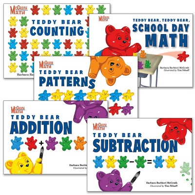 Kaplan Early Learning Teddy Bear Math Books - Set of 5