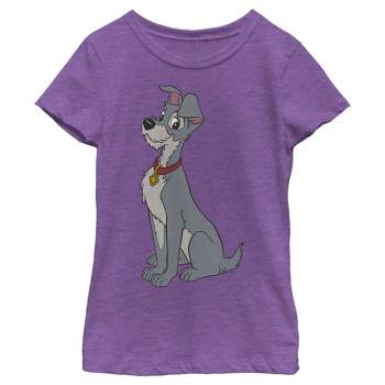 Girl's Lady and the Tramp Smiling Handsomely T-Shirt