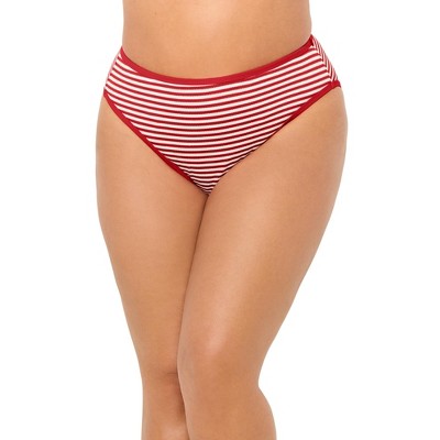 Swimsuits for All Women's Metallic Lurex High Waist Bikini Bottom (Plus Sizes Available)