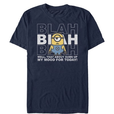 Men's Despicable Me Minion Blah Mood Today T-Shirt