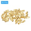 Unique Bargains Copper Rust-proof Glue-in Tassel Necklace Leather Cord End Caps 50 Pcs - 3 of 4
