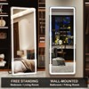 BEAUTYPEAK Floor Mirror Full Length Rectangular Standing Mirror with LED Lights - 4 of 4