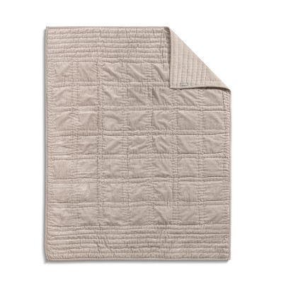 DEMDACO Velvet Throw Blanket - Beige