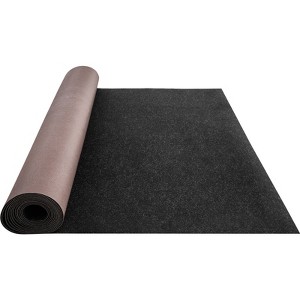 VEVOR Marine Carpet, 6 x 23 ft Boat Carpeting, Marine Grade Boat Carpet, Indoor/Outdoor Marine Carpeting with Water-proof TPR Backing, Charcoal Black - 1 of 4