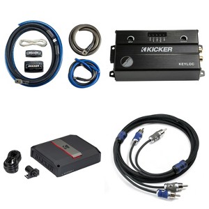 Kicker LX1250.1, KISL & Amp Install Kit, 1250w Mono Class-D Subwoofer Amp (51LX12501) - 1 of 4