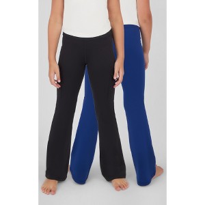 90 Degree By Reflex 2 Pack Girls Interlock Everyday Cargo Flare Pant and Girls Interlock Everyday Flare Leg Pant - 1 of 4