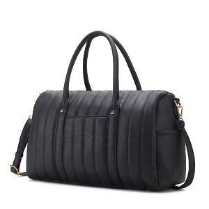 MKF Collection Luana Quilted Vegan Leather Women’s Duffle Bag by Mia K - 1 of 4