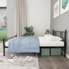 MAYEERTY 14"H Twin Size Bed Frames Metal Platform Bed No Box Spring Needed£¬Under Bed Storage, Black - 4 of 4