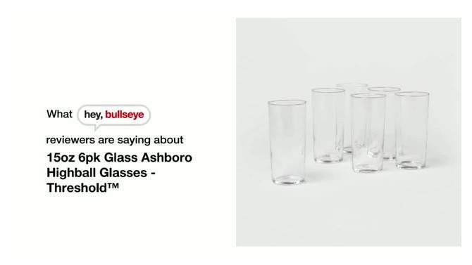 Glass Asheboro Glasses - Threshold™, 6 of 8, play video