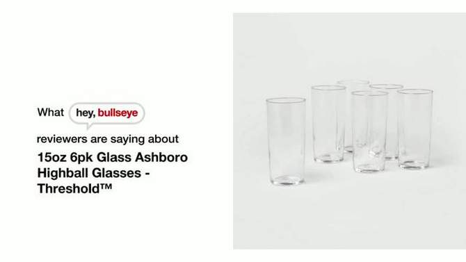 Glass Asheboro Glasses - Threshold™, 6 of 8, play video