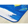 Carpets for Kids Pixel Perfect Learn Our Earth Map Educational Rug, Rectangle, Blue Blue 4'X6' - 3 of 4