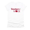 Simply Sage Market Teacher Mode Apple Short Sleeve Tee - M - White - 2 of 4