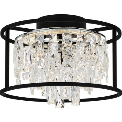 Quoizel Lighting Brillance 1 - Light Flush Mount in  Matte Black