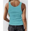 Imily Bela Women's  Chic Everyday Tank Soft Ribbed Fabric and Sexy V Neckline Design - 2 of 4
