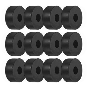 Unique Bargains Mechanical Anti-Vibration Durable Multipurpose Rubber Isolation Washers Black - 1 of 4