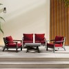 WestinTrends Avalon Outdoor 5-Piece Modular Sectional Patio Furniture Sofa Set - 2 of 4