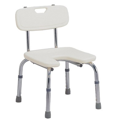 DMI Slip Resistant Adjustable Bath Seat - HealthSmart: Bath Chair for Seniors, Medical Shower Bench, 250lb Capacity
