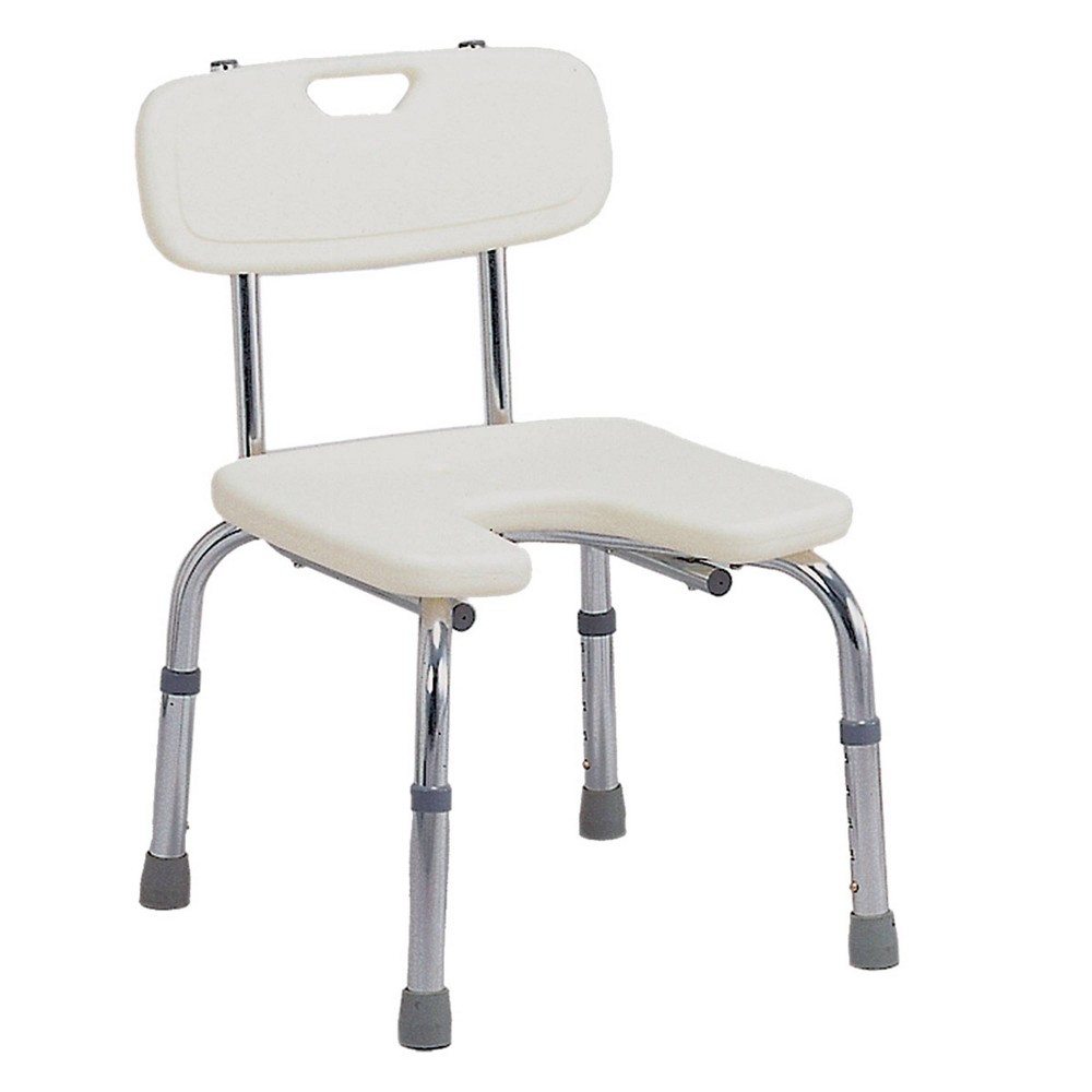DMI Slip Resistant Adjustable Bath Seat - HealthSmart: Bath Chair for Seniors, Medical Shower Bench, 250lb Capacity