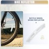 Unique Bargains Bike Reflectors Bike Accessories White 1 Pair - 2 of 4
