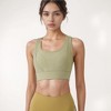 Anna-Kaci Active Women's High Support Athletic Sports Bra with Scoop Neck and Wide Adjustable Straps - 2 of 4