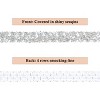 Sewing Sequin Trim 0.9 Inch 4 Row, 25 Yards Glitter Sequin Ribbon Metallic Stretch Bling Strip DIY Craft Decoration - 4 of 4