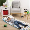 Disney Mickey Mouse Blue, Red, Green, Yellow, and White, Donald Duck, Pluto, and Goofy, Fun Starts Here Deluxe Easy Fold Toddler Nap Mat - 2 of 4