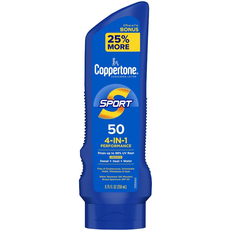 Coppertone Sport Sunscreen Lotion - SPF 50, 1 of 13