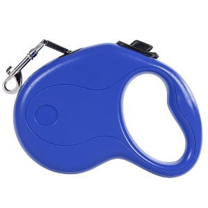 WOPET 16ft Retractable Dog Leash with Anti-Slip Handle & Hand Brake Heavy Duty Durable Pet Leash Blue - 1 of 4