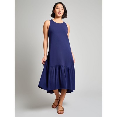 Jones New York High Low Flounce Dress