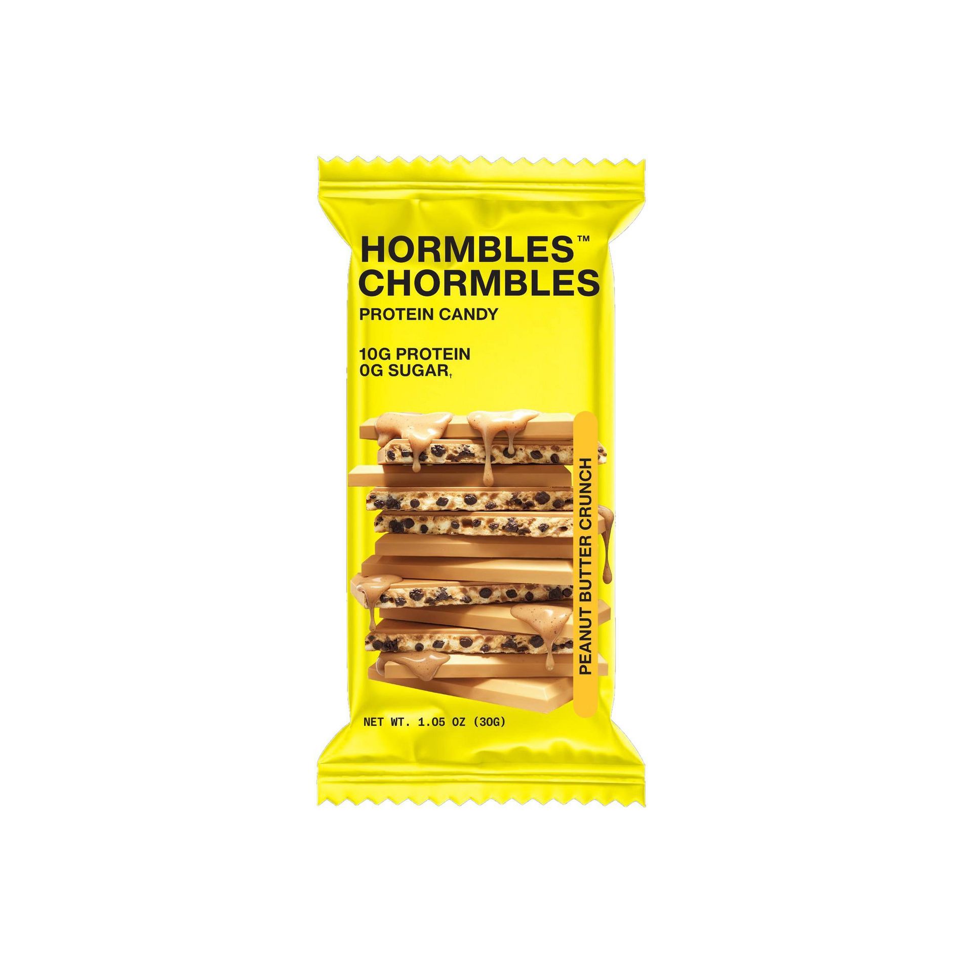 Hormbles Chormbles Peanut Butter Crunch Chocolate Protein Candy Bar - 1.05oz