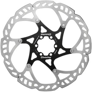 SwissStop Catalyst Pro Disc Rotor - 220mm, 6-Bolt, Silver/Black - 1 of 1