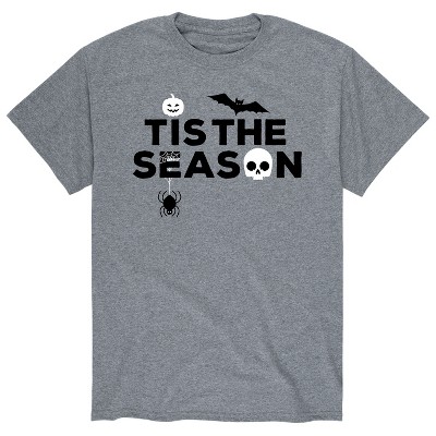 Men's Instant Message Tis The Season Halloween Short Sleeve Graphic T-Shirt - Athletic Heather - 3X Big and Tall