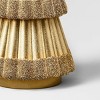 12" Christmas Gold Tree Foil and Glittered Trim - Wondershop™ - 3 of 3