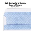 Staples Self-Sealing Security-Tint #10 Envelopes 4-1/8" x 9-1/2" Wht 500/BX 511289/99296 - 2 of 4