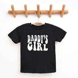 The Juniper Shop Daddy's Girl Wavy Toddler Short Sleeve Tee - 1 of 2