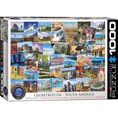 Eurographics Inc. Globetrotter South America 1000 Piece Jigsaw Puzzle