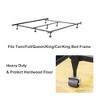 Aoibox Metal Stem Heavy Duty Bed Frame Wheels Casters with Locking Socket Sleeve Inserts Set of 4 Supports 1400lbs - 2 of 4
