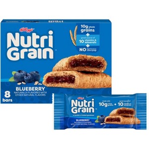 Nutri-Grain Blueberry Soft Baked Breakfast Bars - 8ct/10.4oz - 1 of 4