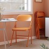 Acekool Steel Folding Chairs with Waterproof Seat, Stackable, Non-Slip Feet & 350 lb Capacity - 4 of 4