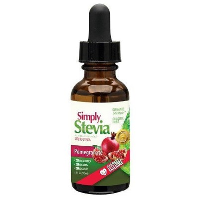 Simply Stevia Liquid Pomegranate by Stevia International  -  2 oz Liquid