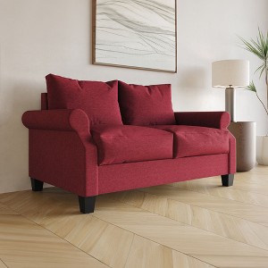 ChaletPosh Linen Love Seat - 1 of 4