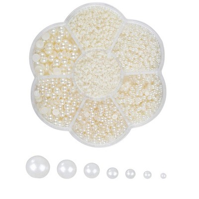 pearl beads flat back