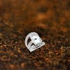 Slickblue Women's Rhodium-Plated Brass Ring with Oblong Clear CZ Stones, Stylish and Elegant Design, Size 6-10 - 2 of 3