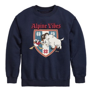 Boys' - Disney - Alpine Vibes Graphic Long Sleeve Fleece Sweatshirt - 1 of 4