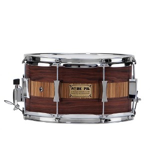 Pork Pie Rosewood Zebra Maple Snare Drum - 1 of 1