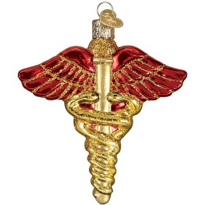 Old World Christmas Glass Blown Christmas Ornament, Medical Symbol Doctor Tools (With OWC Gift Box) - 1 of 4