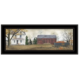 "Pumpkins For Sale" By Billy Jacobs, Ready to Hang Framed Print, Black Frame - 1 of 1